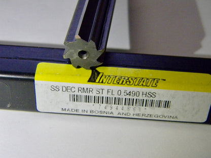 Interstate Chucking Reamer 0.549" x 2" x 8" HSS 74944661