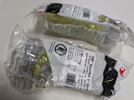 3M 2pair SecureFit Protective Eyewear Anti-Fog/Anti-Scratch 7100021793