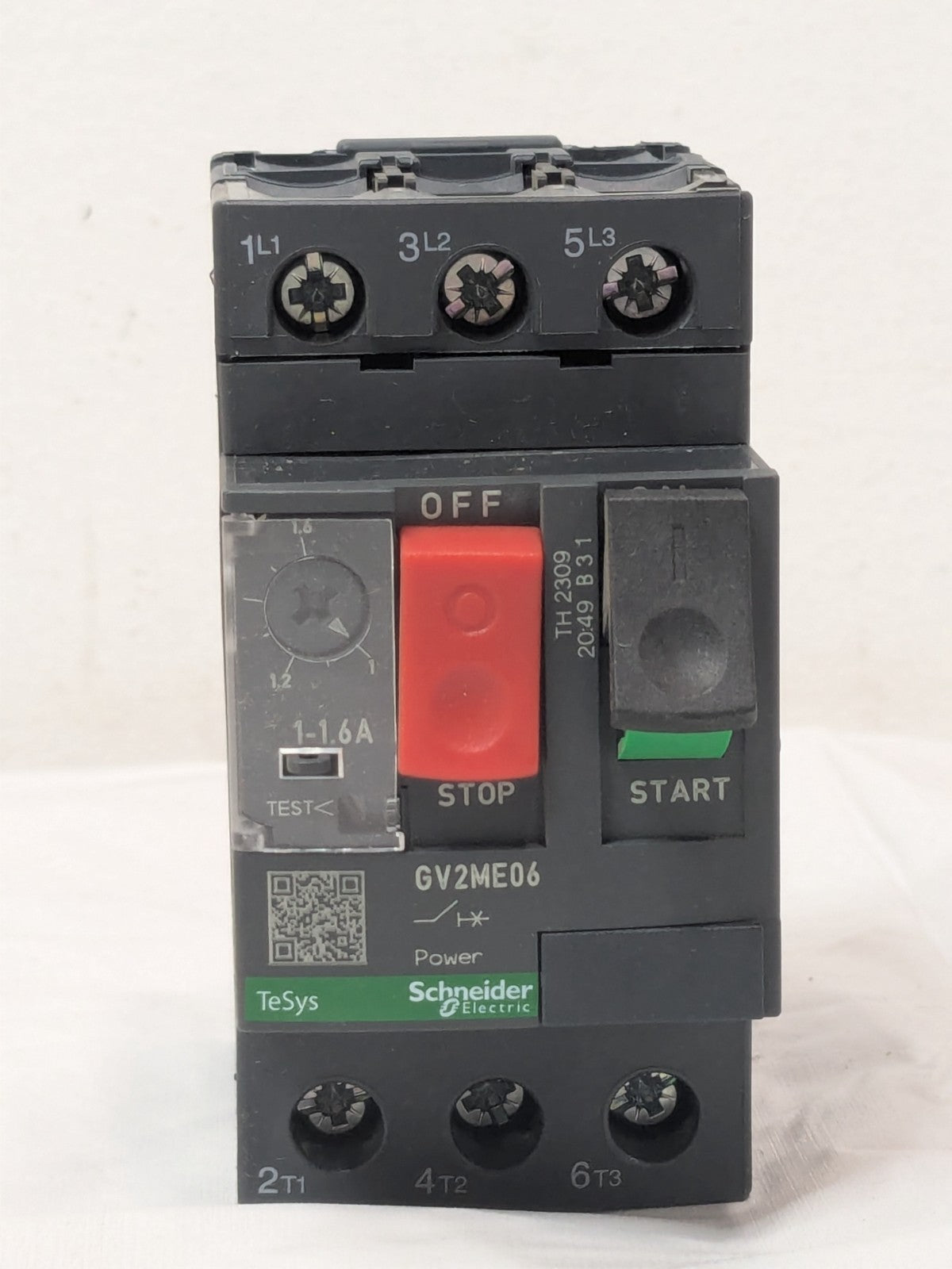 Schneider Electric TeSys Motor Circuit Breaker 1-1.6A GV2ME06