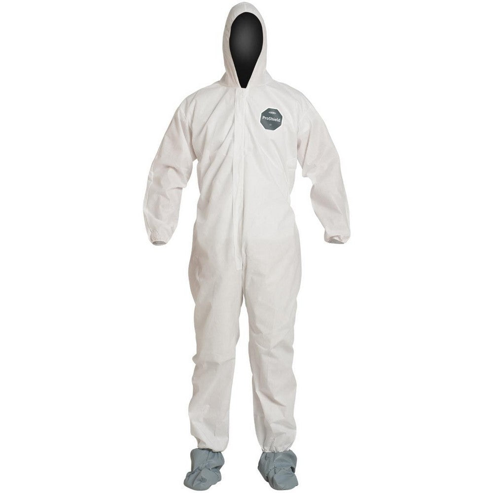 Dupont Liquid & Abrasion Protection Disposable Coveralls QTY25 Size 2XL