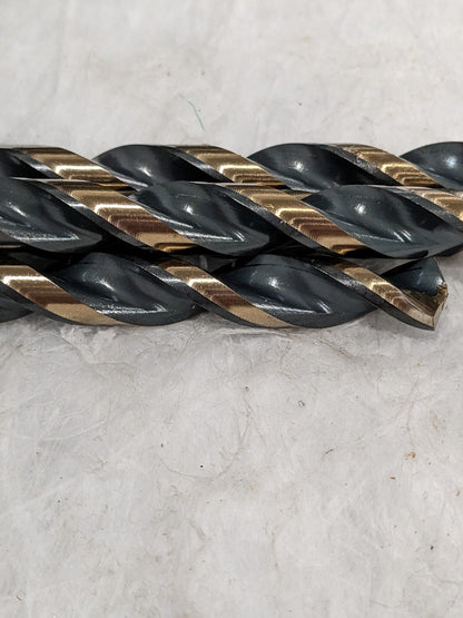 Triump Twist Jobber Drill: 13/32" Dia, 135 deg Point, HSS Qty 4 012526