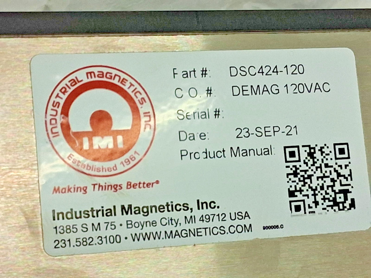 Mag-Mate Demagnetizer 12" Long x 6-1/2" Wide x 4.94" High DSC424-120