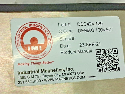 Mag-Mate Demagnetizer 12" Long x 6-1/2" Wide x 4.94" High DSC424-120