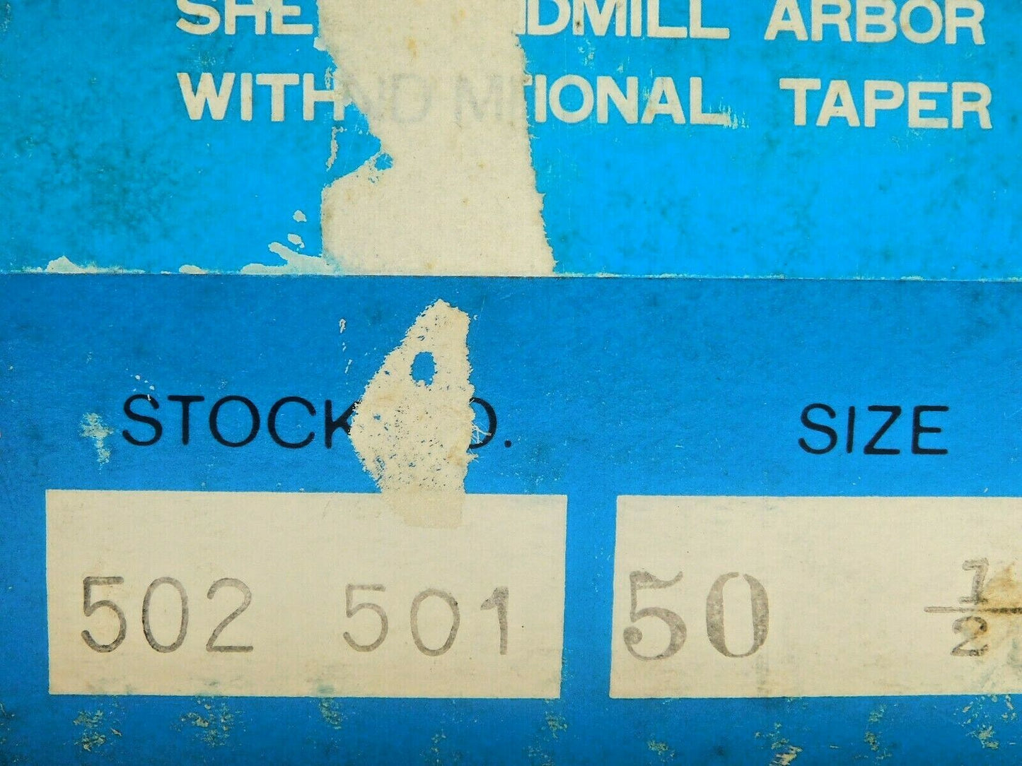 Yuasa Shell End MIll Arbor w/International Taper NMTB50 Taper 1/2" Pilot 502-501