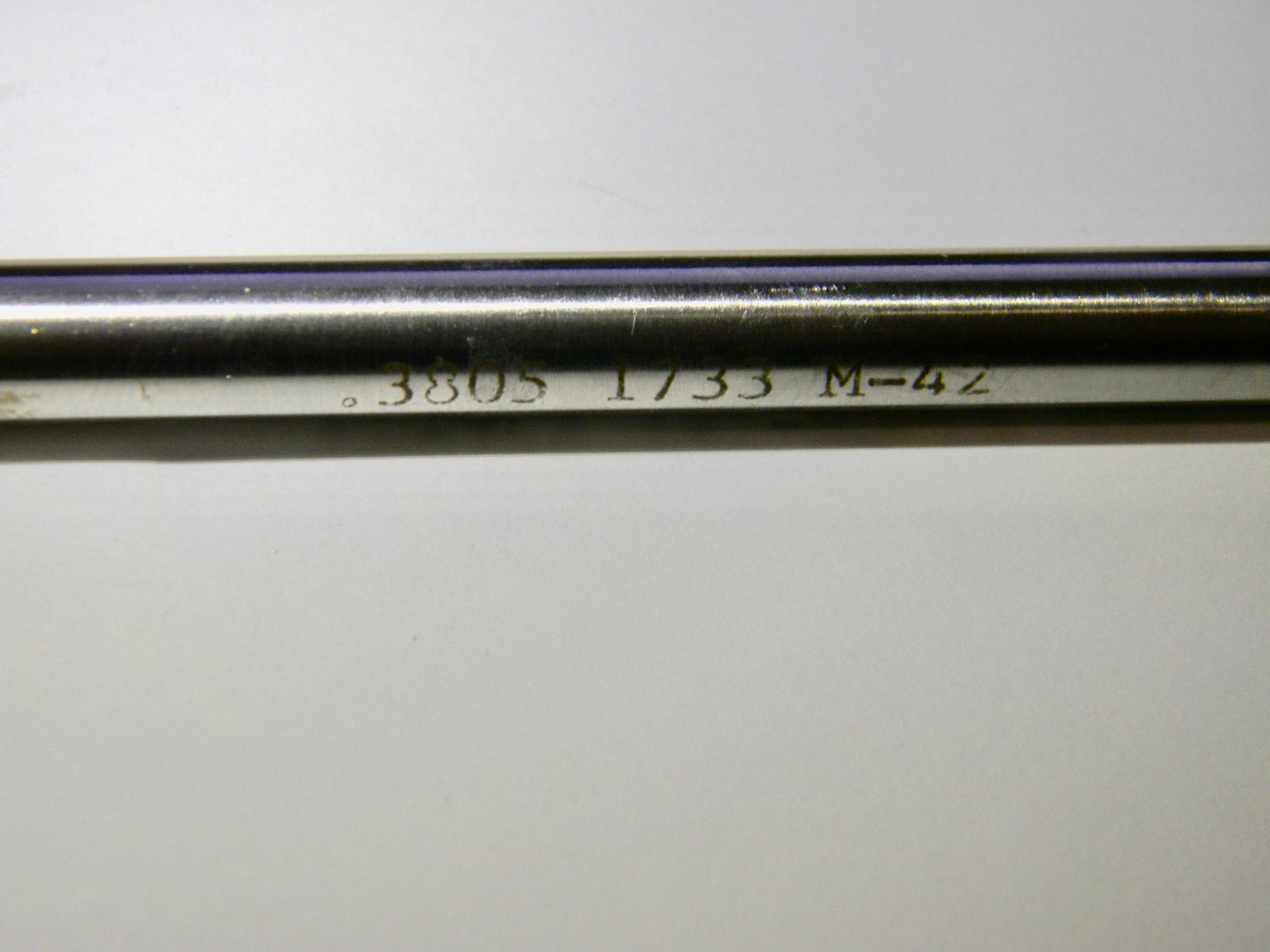 Tri-Angle 0.3805" Dia Straight Flute M42 Cobalt Chucking Reamer 173303805