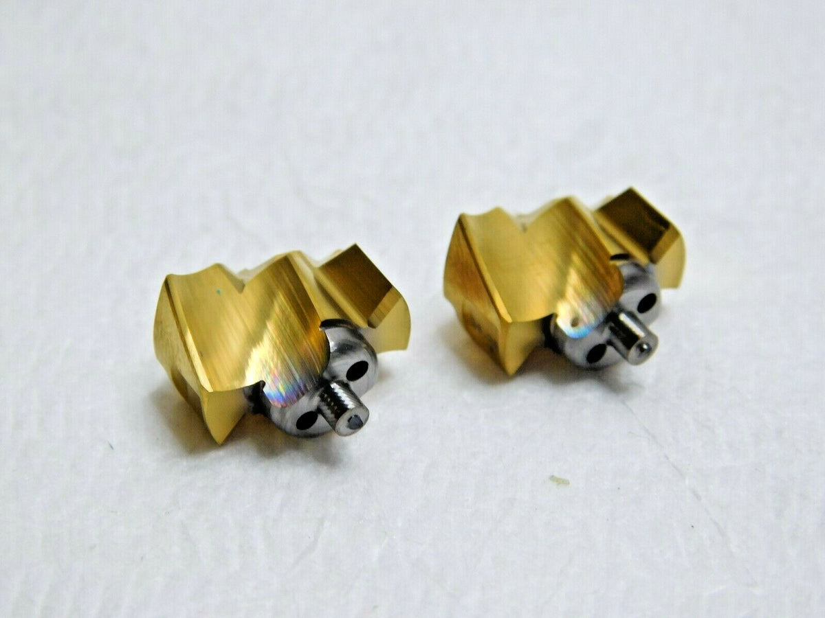 Seco Crownloc Carbide Replaceable Drill Tips 9/16"Dia SD400-14.288-M Qty 2