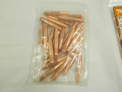Thermacut MIG Welder Contact Tip: 0.045" Min x 0.045" Max Wire Dia Qty 100 14T45