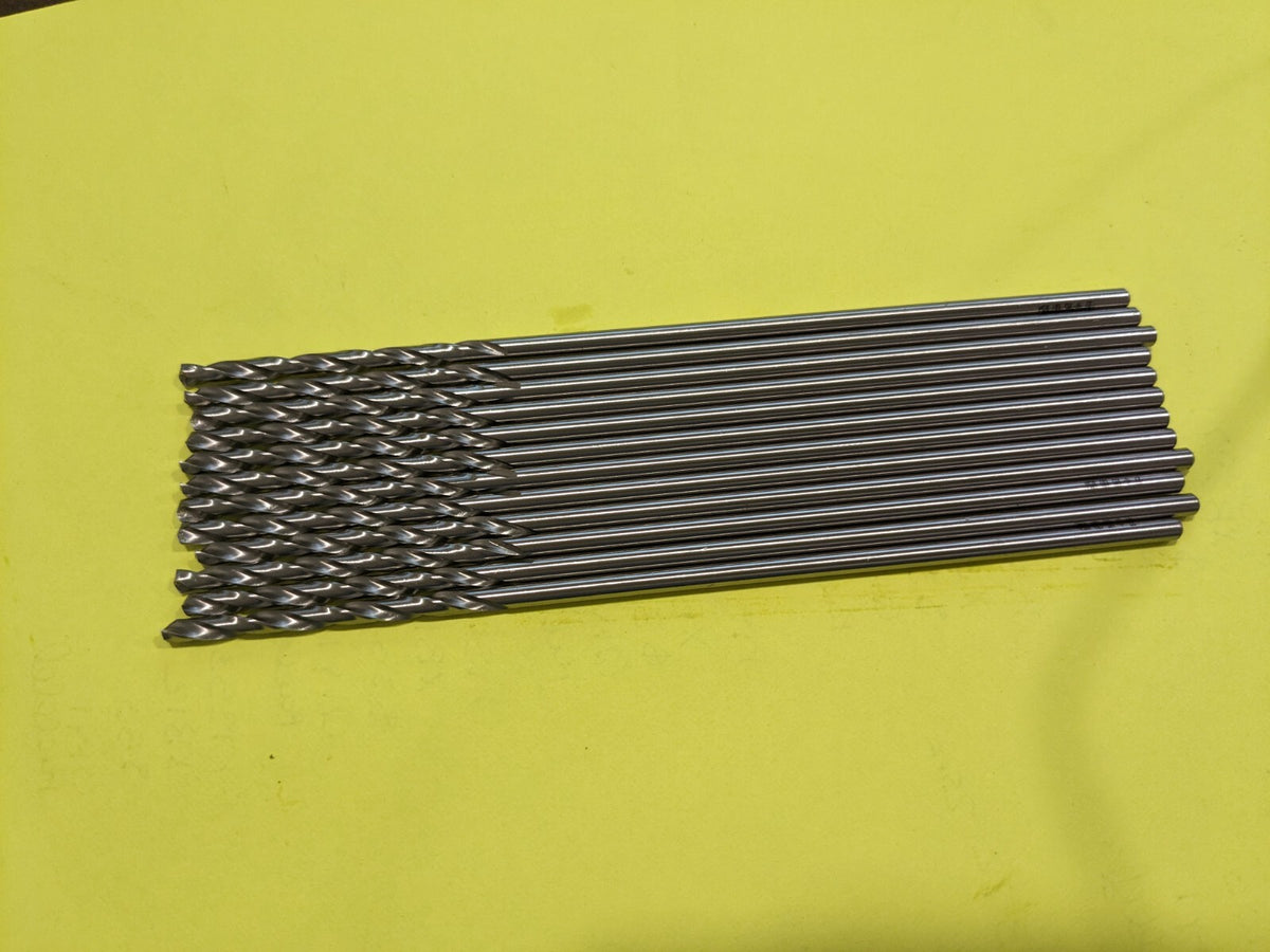 CLEVELAND Aircraft Extension Drill Bits 12pk : #27, 135 ° Point HSS C13149