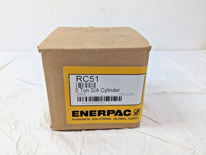 Enerpac Hydraulic Cylinder 5 Ton Capacity 1" Stroke RC51