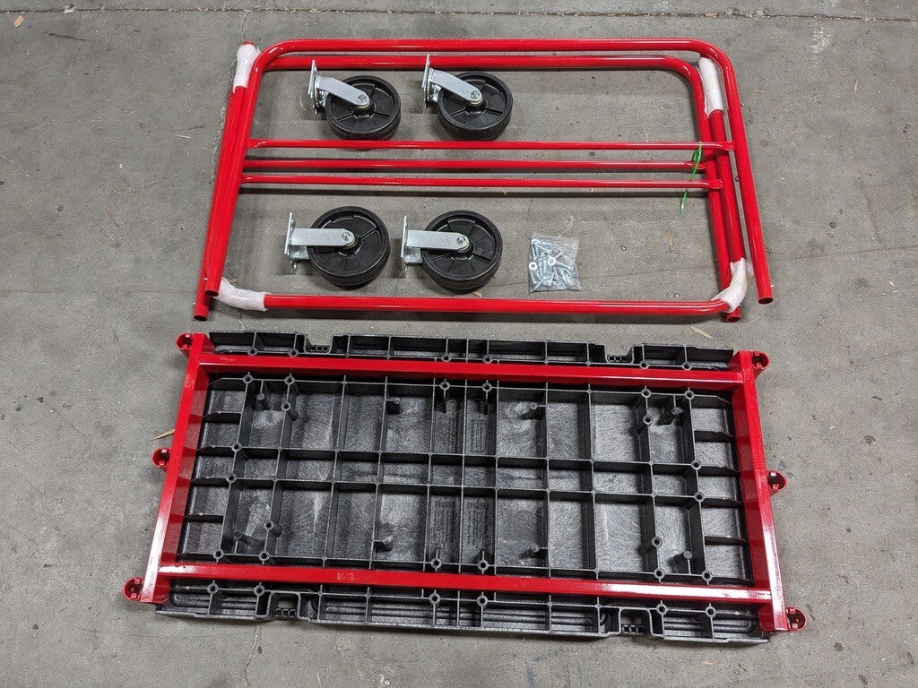 Rubbermaid Sheet and Panel Truck 48 x 24 Platform 2000 lb. Capacity FG446800BLA