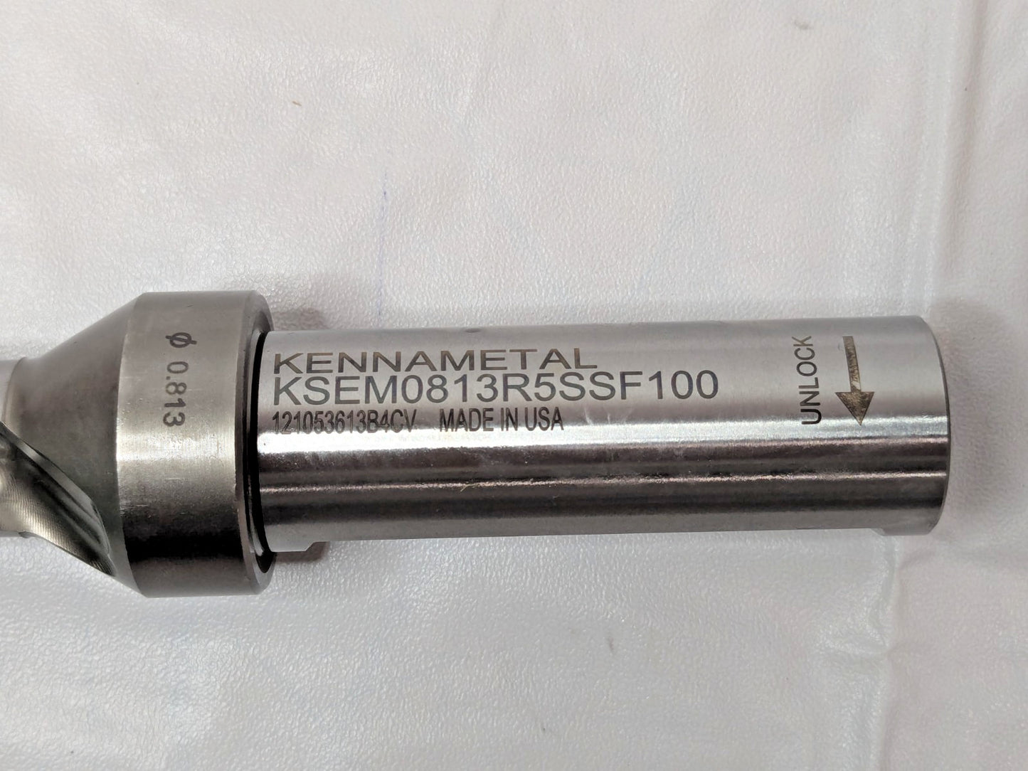 Kennametal Replaceable-Tip Drill 0.813" Dia 5XD Seat #3 KSEM0813R5SSF100 1505179