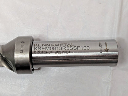 Kennametal Replaceable-Tip Drill 0.813" Dia 5XD Seat #3 KSEM0813R5SSF100 1505179
