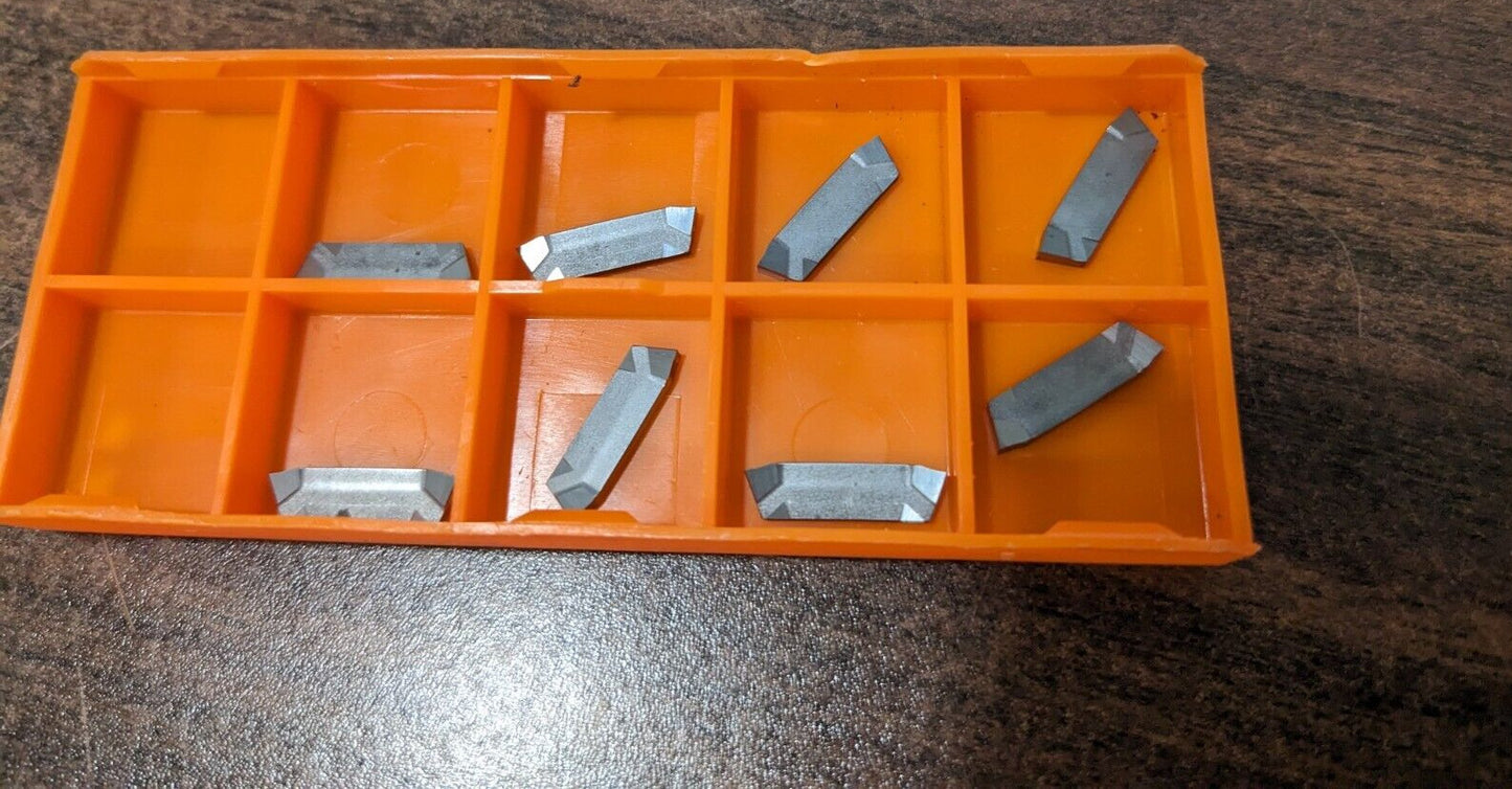 HERTEL 8pk 161E2.N0.20MF HT420C Carbide Cutoff Insert 354534