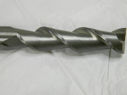 WELDON Square End Mill: 1 " Dia, 4 " LOC, 2 Flutes, Solid Carbide 57472-00-W