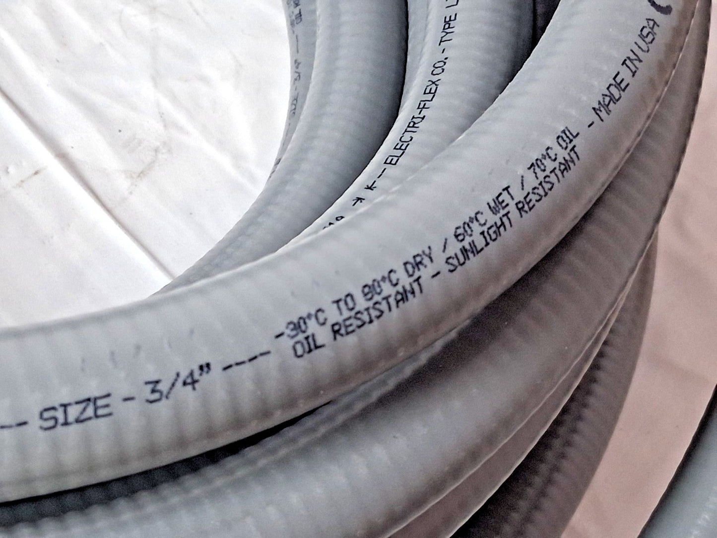 LIQUATITE Flexible Liquidtight Conduit 3/4" Trade Size 50FT Long 54020474