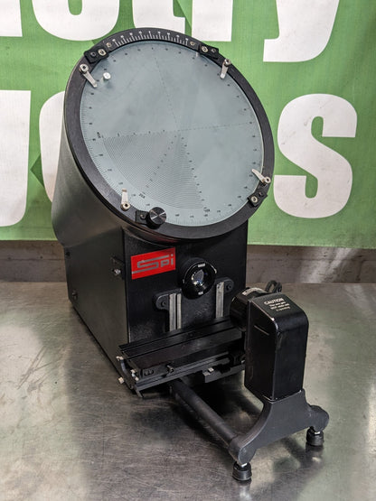 SPI Horizontal Optical Comparator 12" Screen 10x 20x 40x Lenses PARTS / REPAIR