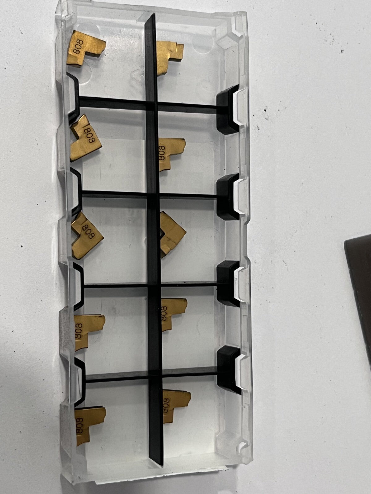 Iscar Cutoff Insert: TAGL3C15D IC808, Carbide, 3.00 mm Cutting Width, 0.1180" C