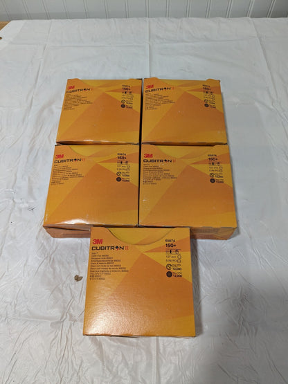 3M Cubitron II PSA Disc: 5" Disc Dia, 150 Grit, Ceramic Qty 250 7100284514