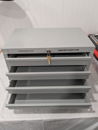 Meyer Gage 4-Drawer Steel Storage Cabinet for Pin Gage Set LE4