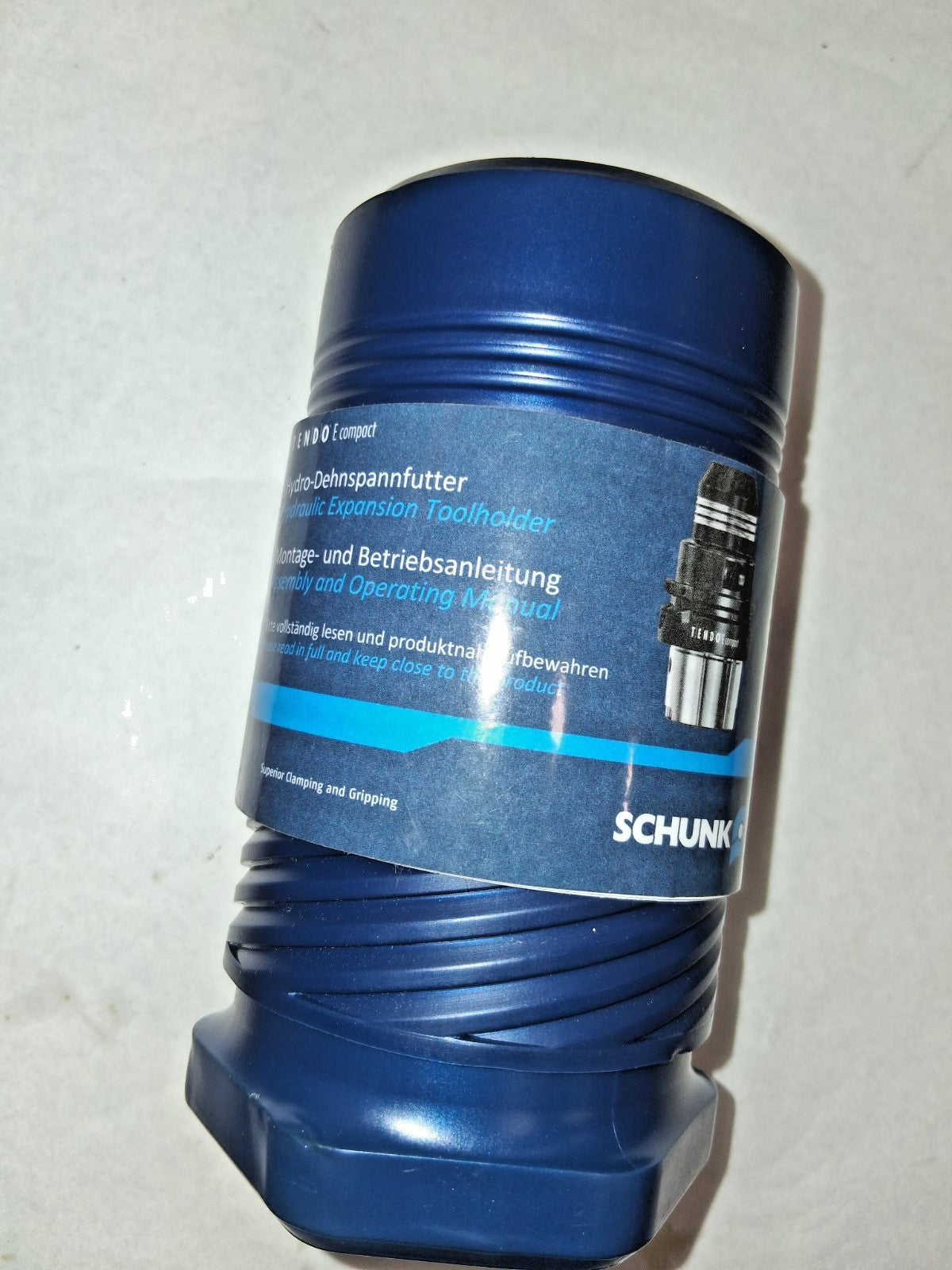 SCHUNK TENDO-EC Hydraulic Tool Holder CAT40 3/4" Dia X 64.5 mm Projection 206466
