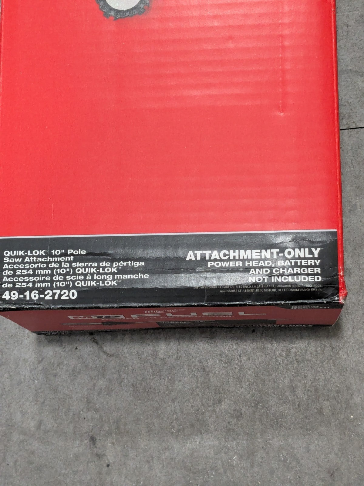 Milwaukee M18 FUEL QUIK-LOK 10 in. Pole Saw Attachment (Tool-Only) 49-16-2720