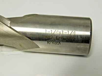 Cobalt Square End Mill 1-1/4" Diam x 1-1/4" SD x 4-1/8" OAL 2FL 11082118