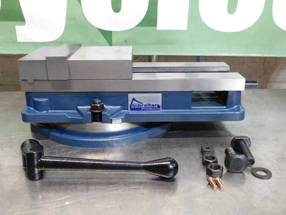 Gibraltar 6 Manual Swivel Precision Machine Vise 8-3/4Cap 428-72692 INCOMPLETE