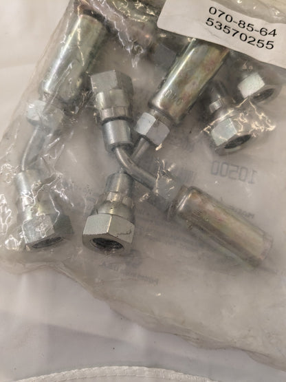 EATON Hydraulic Hose Swivel Fitting: 4 mm qty 5 BD-10500