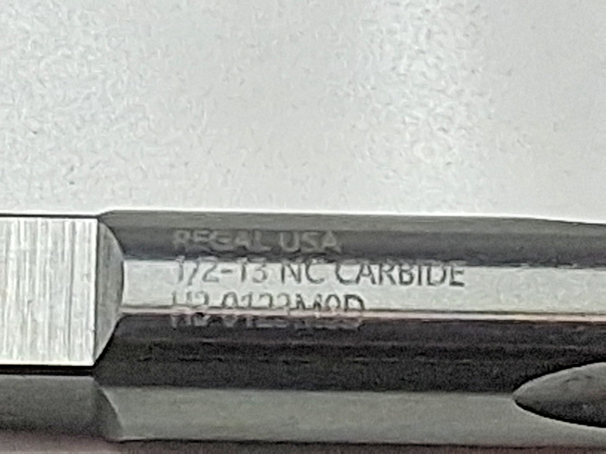 Regal Cutting Tools Plug Chamfer Spiral Point Tap 1/2-13 UNC 3FL 018738RS