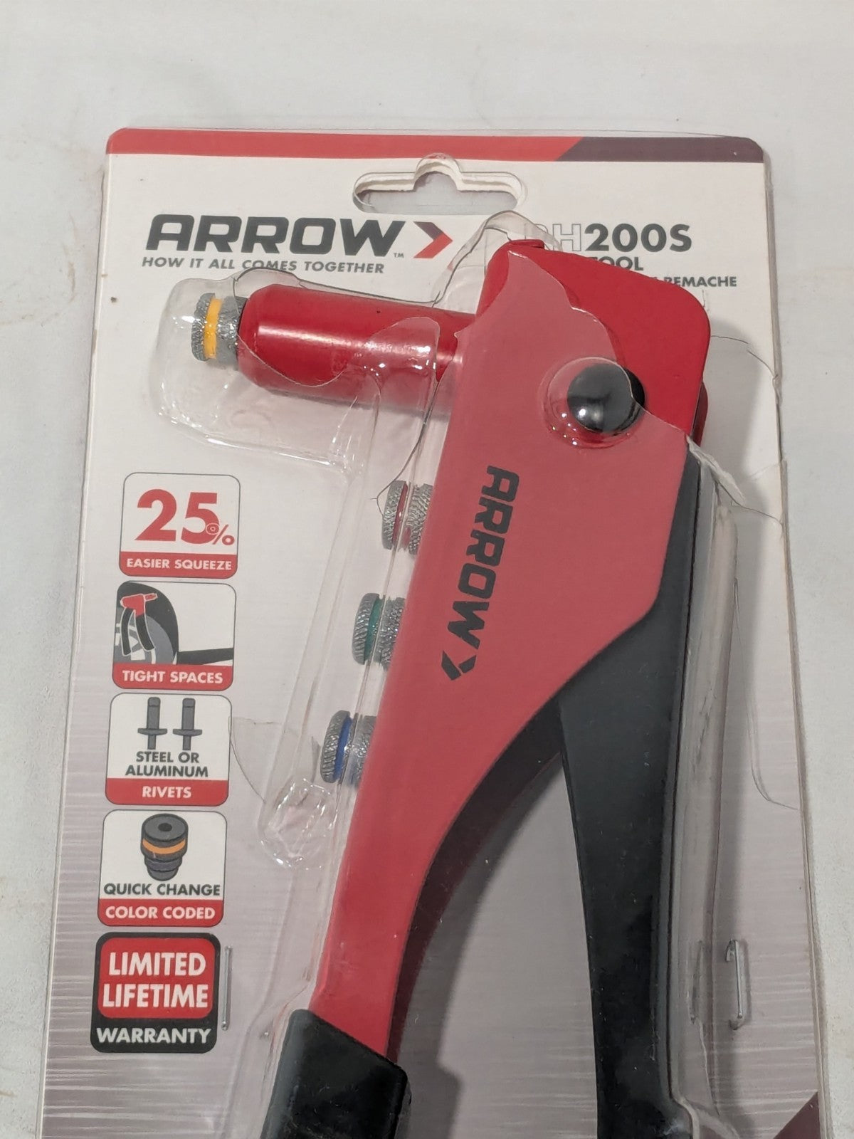 Arrow 3/32 to 3/16" Manual Rivet Tool Kit RH200S