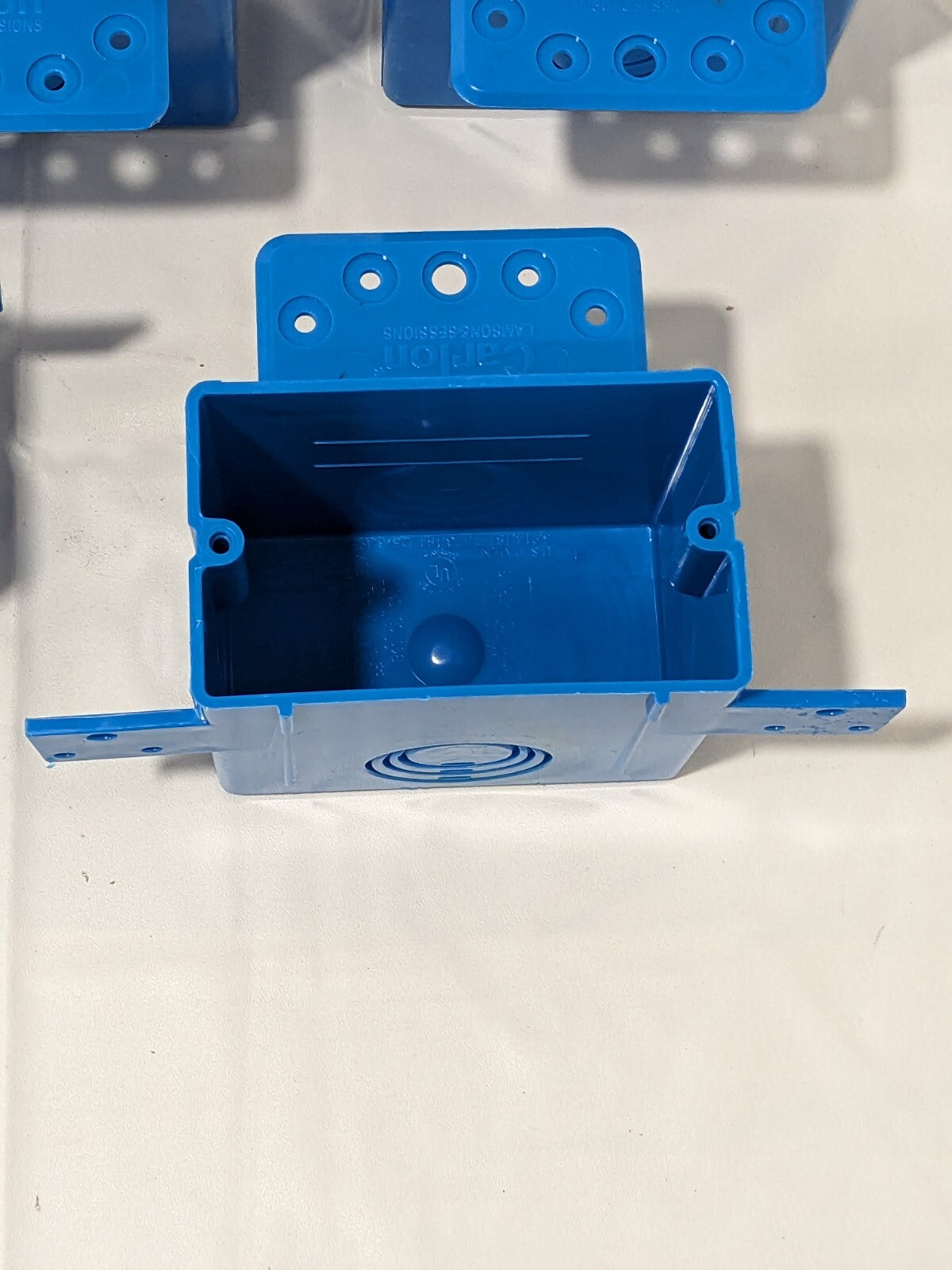 Carlon Single Gang PVC Outlet Box, 1/2,3/4,1 Qty 5 A122