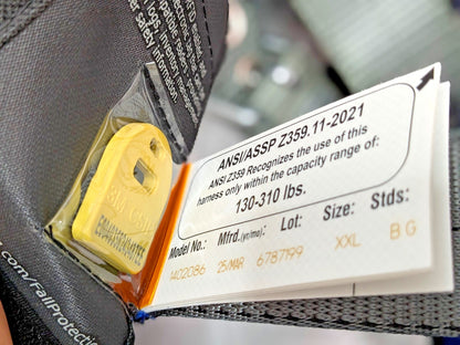 3M DBI-SALA ExoFit X200 Construction Style Safety Harness XXL 1402086 7012817813