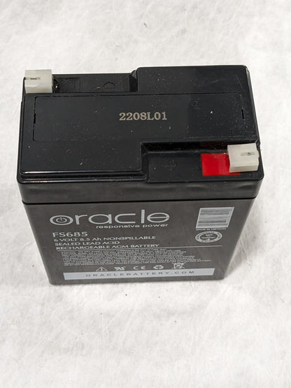 Oracle 6V 8.5Ah F1 Replacement Battery FS685