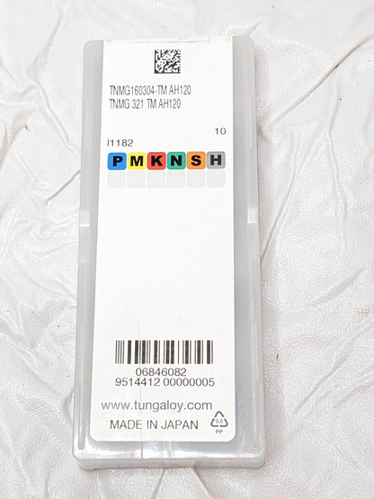 Tungaloy Carbide Turning Inserts TNMG 321 TM AH120 QTY 10 6846082