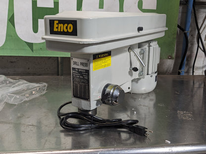 Enco Bench Drill Press 17" Swing 16 Speed 220 to 3400 RPM 115v Parts / Repa