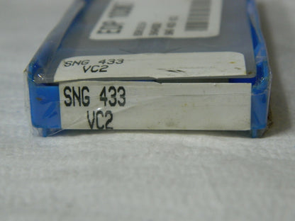 Valenite Carbide Inserts SNG433 Grade VC2 Qty.10 10367