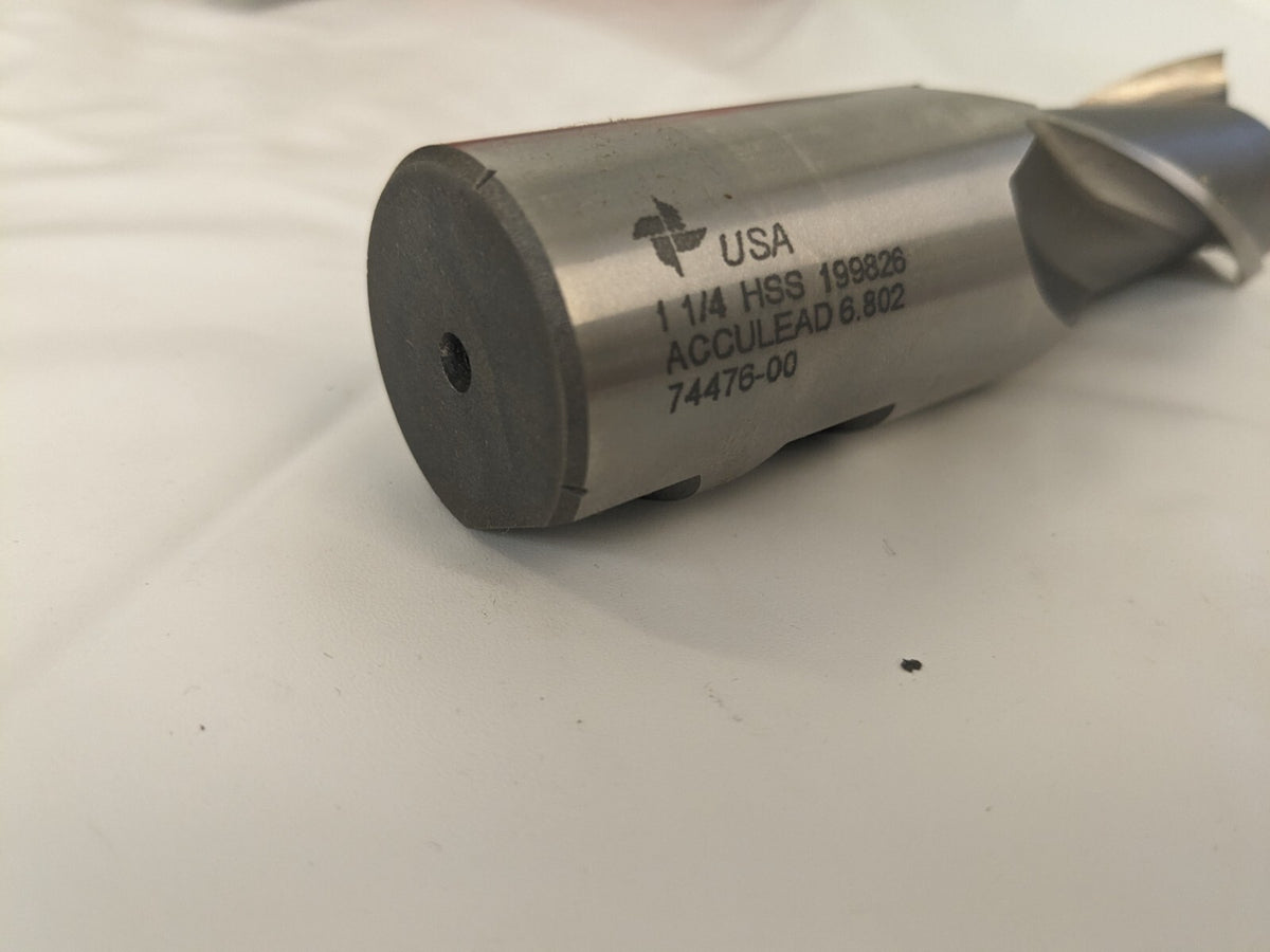 Brubaker Tool Square End Mill - 744 Series HSS 2 Fl 74476 1