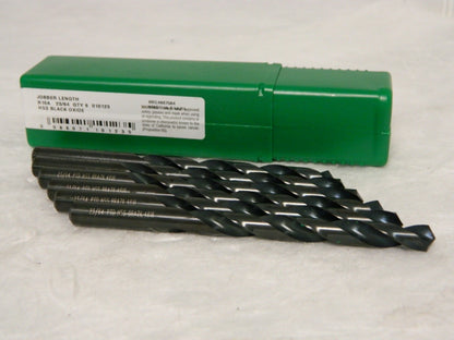 Precision Twist Drill High Speed Steel Jobber Drill 23/64" 118° Qty 6 01012