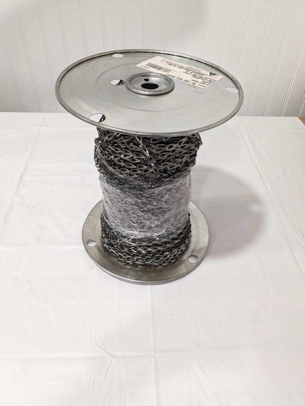 0.035" Diam Steel Sash Chain, #8, 75 Lb Load Limit Approx. 13 LBS 55020