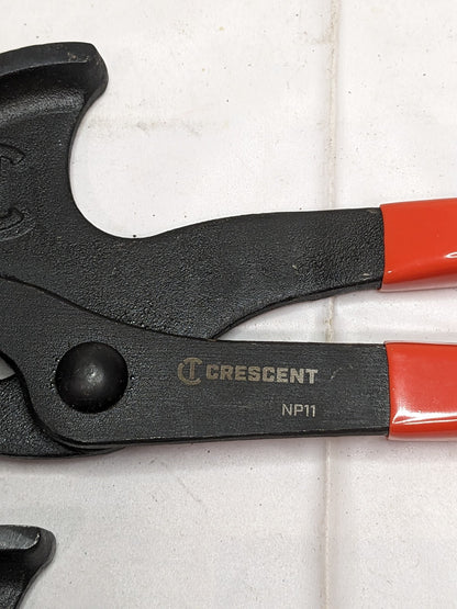CRESCENT 11″ OAL Nail Pull Pliers Forged Steel Qty 2 NP11