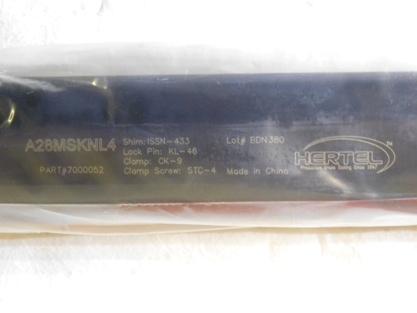 Hertel Steel Boring Bar 2.01 Min Bore Dia LH 1-3/4 Shank Dia 14 OAL 7000052
