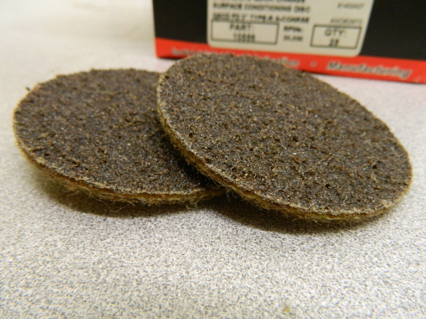 Superior Abrasives Aluminum Oxide Quick Change Disc 25 Pack 3" Disc Diam 10