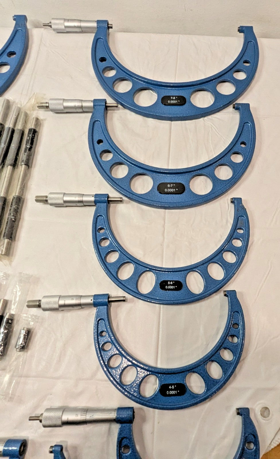 Fowler 12 Piece Outside Micrometer Set 0 - 12" Range 52-215-012-1 PARTS/REPAIR
