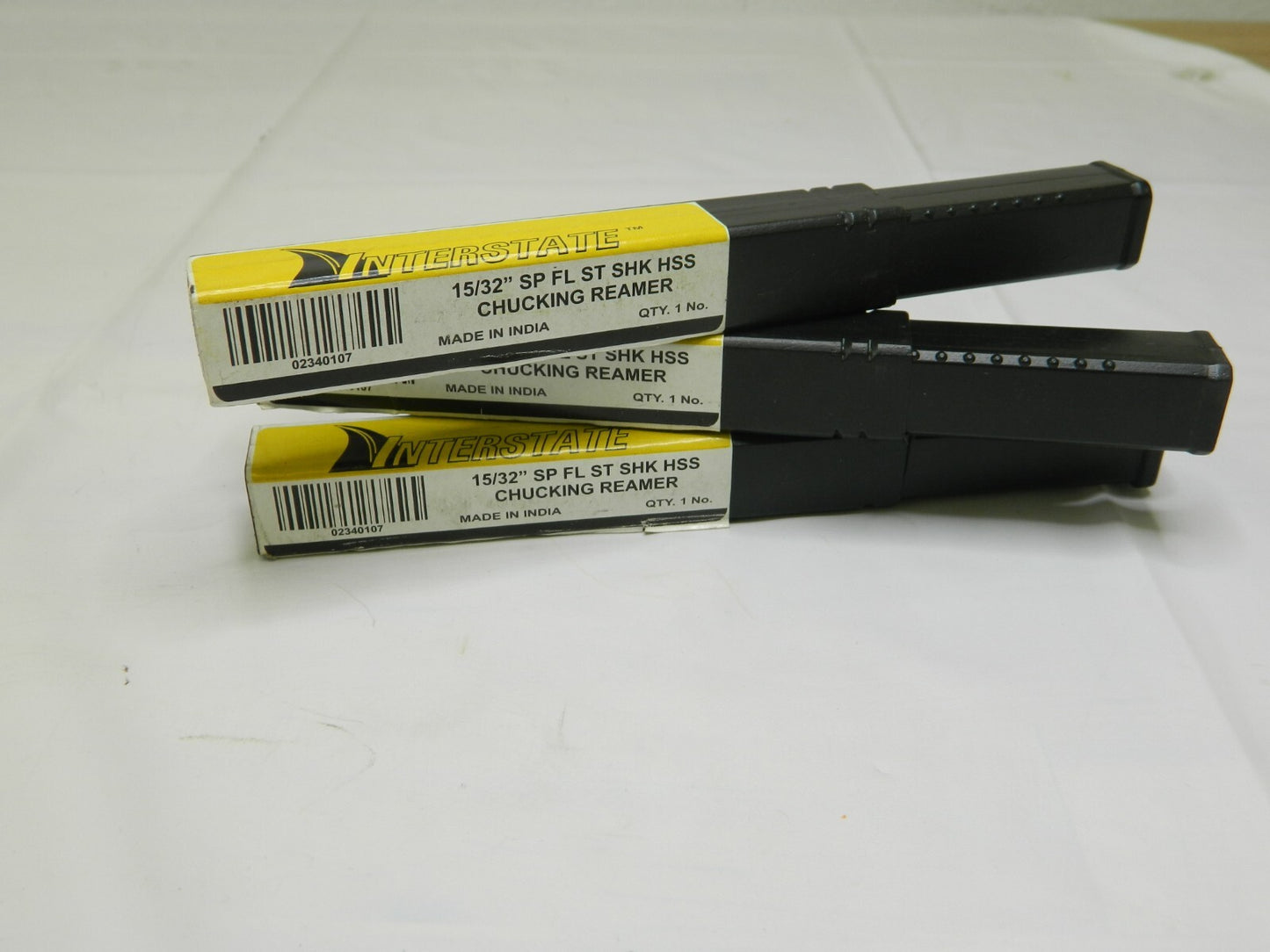 Interstate HSS Chucking Reamer: 5/32 Dia, 4 OAL, 1 FL Length Qty 3 02340107