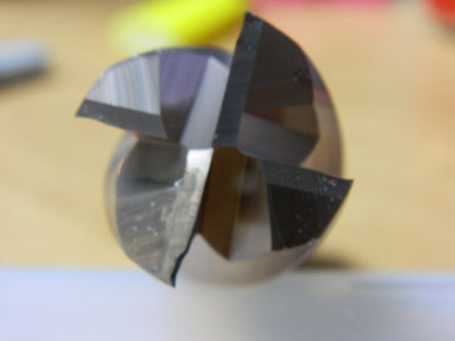 ACCUPRO 1, 1-3/4 LOC 1 Shank Diam 4 OAL 4 Fl Solid Carbide Square EndMill