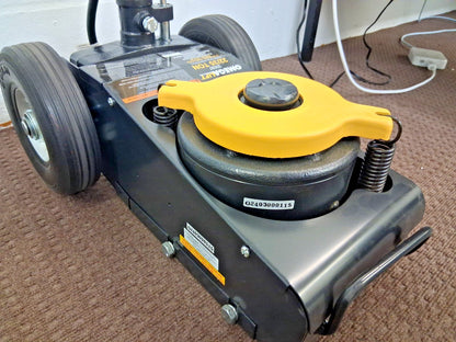Omega Lift Equipment Dual Stage Air Actuated Truck Jack 35 Ton Capacity 23227