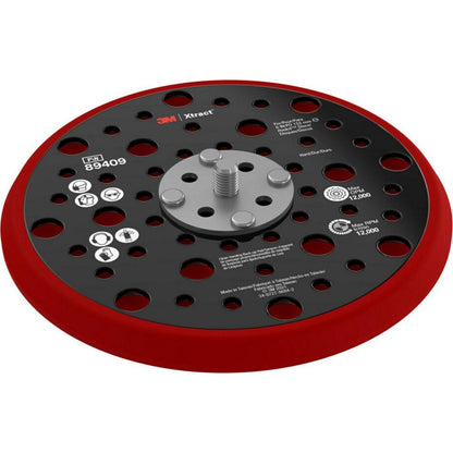 3M Disc Backing Pad 5" Dia Hook & Loop 3pc 7100273463