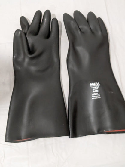 MAPA Chemical Resistant Gloves: Stanzoil Sz L, 30.00 mil, (5 Pairs) 407959