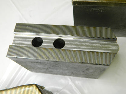 Soft Lathe Chuck Jaw: Serrated 2" OAW, 4" OAH, 5-1/2" OAL Qty 3 KTT12S4