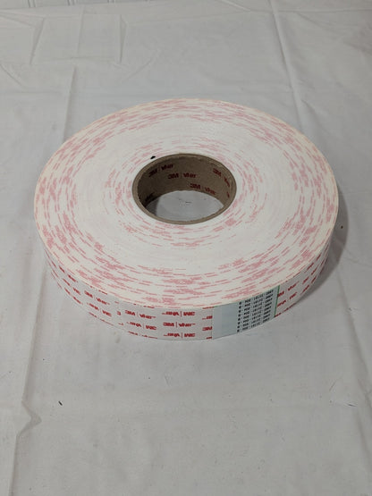 (6) 3M 4950 White VHB Tape - 1 1/2" W x 36 yd Length - 45 mil Thick 7010373825